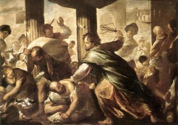Luca Giordano : Christ Cleansing the Temple